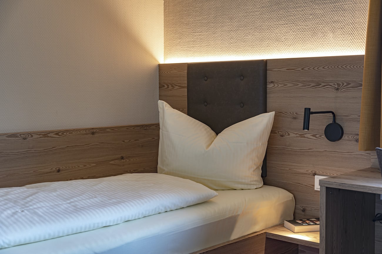 Hotel Zur Schmiede - Zimmer Einzelzimmer Bett
